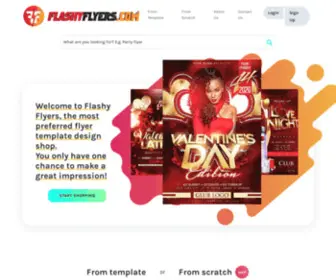 Flashyflyers.com(Professional Flyer Designs and Templates Online) Screenshot