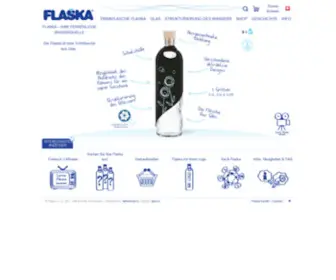 Flaska.ch(Die Trinkflasche Flaska) Screenshot