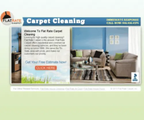 Flat-Rate-Carpet-Cleaning.com(Flat Rate Carpet Cleaning) Screenshot