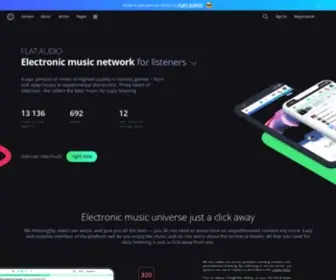 Flat.fm(слушать онлайн) Screenshot