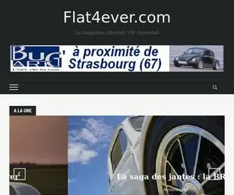 Flat4Ever.com(VW Coccinelle Cox Combi Karmann et Buggy Aircooled) Screenshot