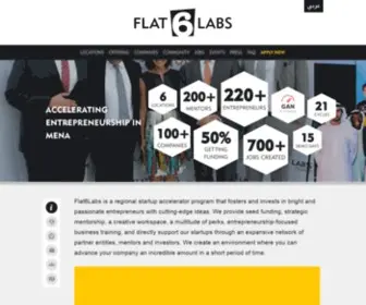 Flat6Labs.com(Home Home) Screenshot
