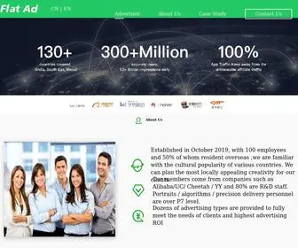 Flatad.net(Flat Ads Official) Screenshot