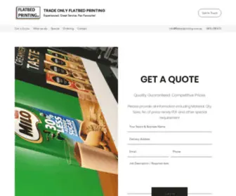 Flatbedprinting.com.au(Get a Quote) Screenshot