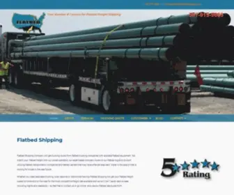 Flatbedshipping.com(Flatbed Shipping) Screenshot