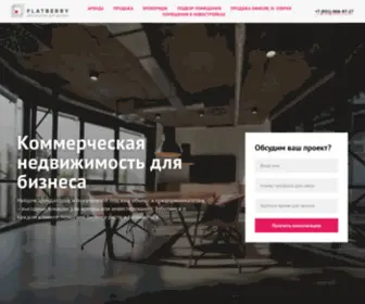 Flatberry.ru(Услуги по коммерческой недвижимости в Санкт) Screenshot