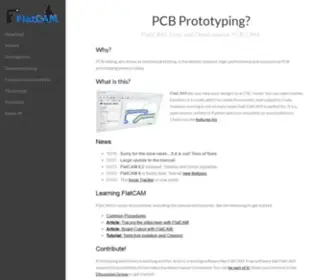 Flatcam.org(PCB Prototyping CAD/CAM) Screenshot