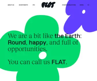 Flatcapital.com(We Invest in Founders Full of Passion) Screenshot