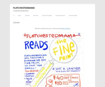 Flatchestedmama.com(Conceptual & time) Screenshot