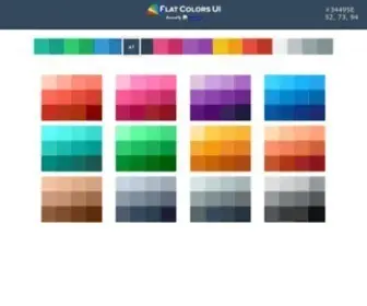 Flatcolorsui.com(Best Flat UI Colors) Screenshot