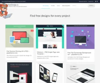 Flatdesign.io(Free flat design icons) Screenshot