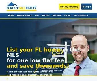 Flatfeemlsrealty.com(Flat Fee Real Estate Brokers) Screenshot