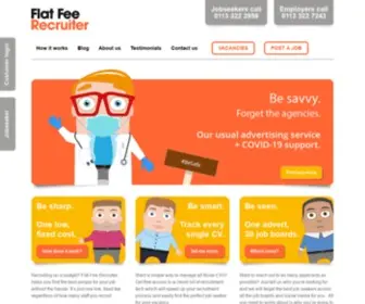 Flatfeerecruiter.co.uk(Advertise your vacancies through Flat Fee Recruiter) Screenshot