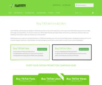 Flatfitty.com(Buy TikTok Likes & Buy Fans $0.48) Screenshot