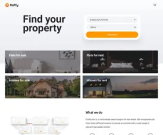 Flatfy.gr(Worldwide Real Estate Search Engine) Screenshot