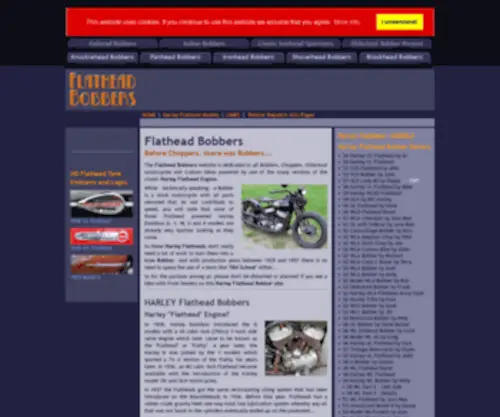 Flathead-Bobbers.com(Flathead Bobbers) Screenshot
