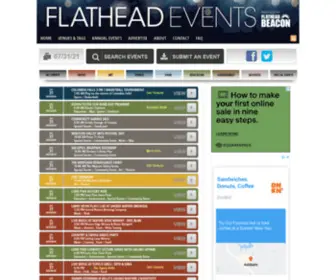 Flatheadevents.net(Flathead Valley) Screenshot