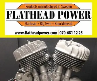 Flatheadpower.com(Parts and engines for Big Twin Flatheads) Screenshot