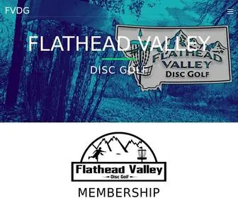 FlatheadvalleydiscGolf.com(Flathead Valley Disc Golf is to build and maintain local disc golf courses through the use and improvement of underutilized areas of public parks) Screenshot