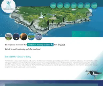 Flatholmisland.com(Flat Holm Island) Screenshot