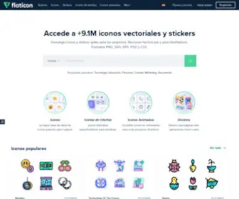 Flaticon.es(Iconos vectoriales y stickers) Screenshot
