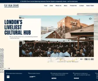 Flatironsquare.co.uk(Flat Iron Square) Screenshot