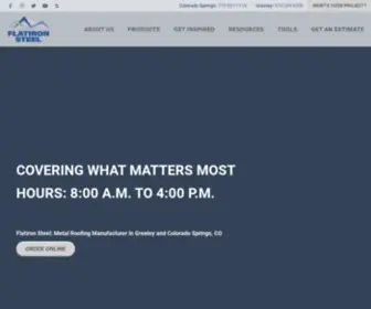 Flatironsteel.com(Flatrion Steel) Screenshot