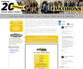 FlatironsvBc.com(Flatirons Volleyball Club) Screenshot