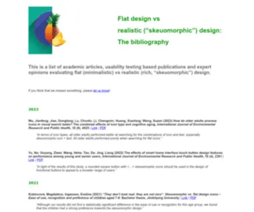 Flatisbad.com(Flat design vs rich (“skeuomorphic”) design) Screenshot