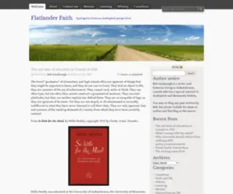 Flatlanderfaith.com(Flatlander Faith) Screenshot