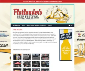 Flatlandersbeerfest.com(Flatlander's Beer Festival) Screenshot