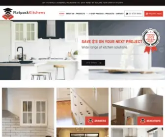 Flatpackkitchens.net(Flatpack Kitchens Bayswater Melbourne) Screenshot