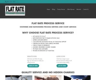 Flatrateimpact.com(Flat Rate Process Service) Screenshot