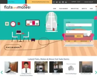 Flatsandmates.com(Flatsandmates) Screenshot