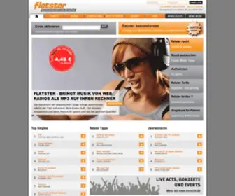 Flatster.com(Musik suchen) Screenshot