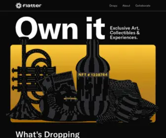 Flatternft.com(Exclusive Art) Screenshot