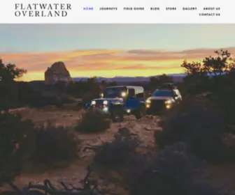 Flatwateroverland.com(Flatwater Overland) Screenshot