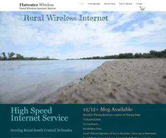Flatwaterwireless.com(High Speed InternetMbps) Screenshot