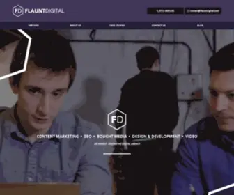 Flauntdigital.com(Flaunt Digital) Screenshot