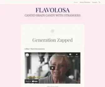 Flaviamasson.com(CANDID BRAIN CANDY WITH STRANGERS) Screenshot