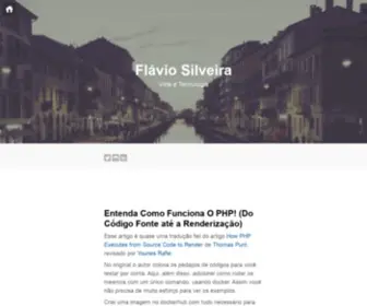 Flaviosilveira.com(Vida e Tecnologia) Screenshot