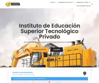 Flavisur.com(Instituto de Educación Superior Tecnológico Privado) Screenshot