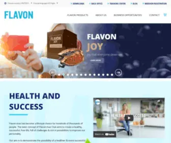 Flavongroup.com(Health and Success) Screenshot