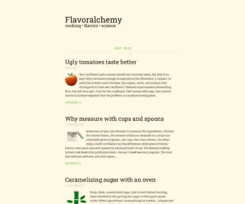 Flavoralchemy.com(Flavoralchemy · Flavoralchemy) Screenshot