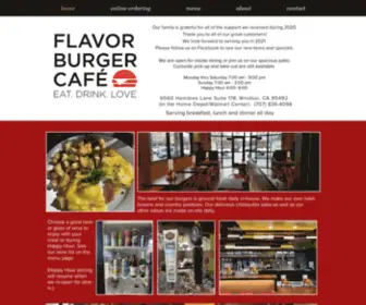 Flavorburgercafe.com(Delicious Burgers And Fries) Screenshot