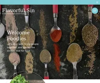 Flavorfulsin.com(Flavorful Sin) Screenshot