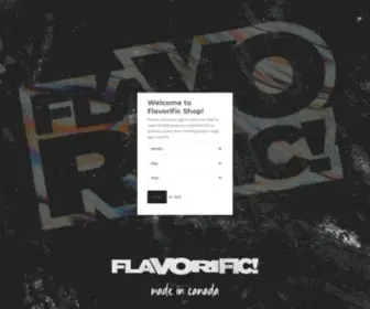 Flavorificshop.com(Flavorific Shop) Screenshot