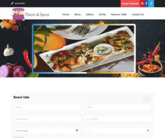 Flavorsandspices.ca(Flavors and Spices) Screenshot