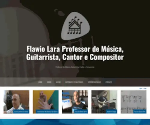 Flawiolara.com.br(Flawio Lara Professor de Música) Screenshot