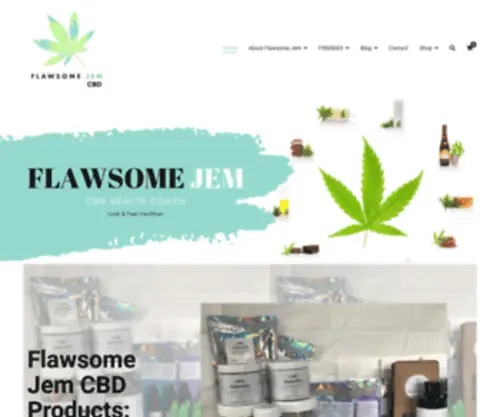 Flawsomejem.com(CBD Health Coach) Screenshot